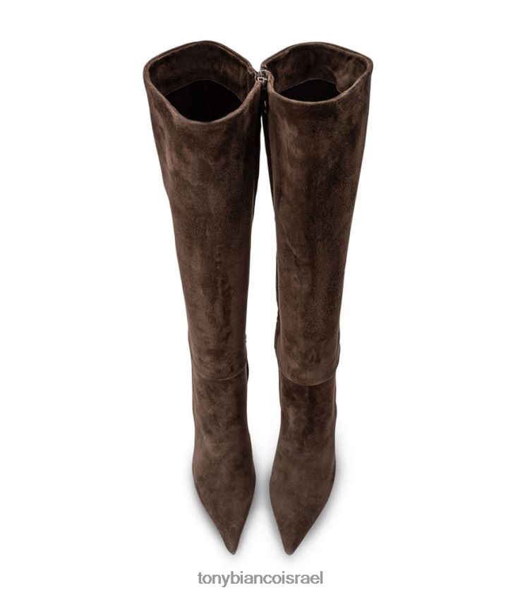 מגפיים בגובה הברך | נשים זמש אספרסו Tony Bianco מגפי עגל אפולו 8BNR8T443